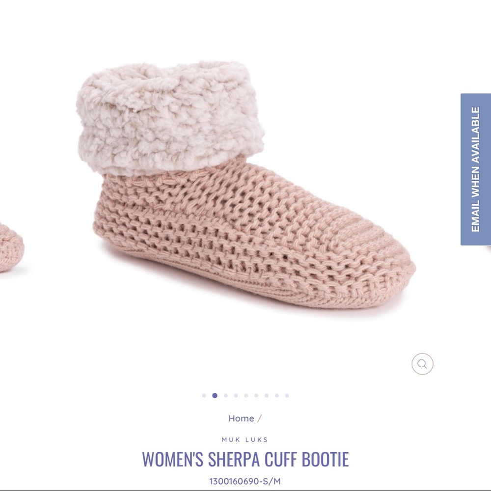 NWT MUK LUKS Women’s Bootie Slippers - Picture 6 of 7
